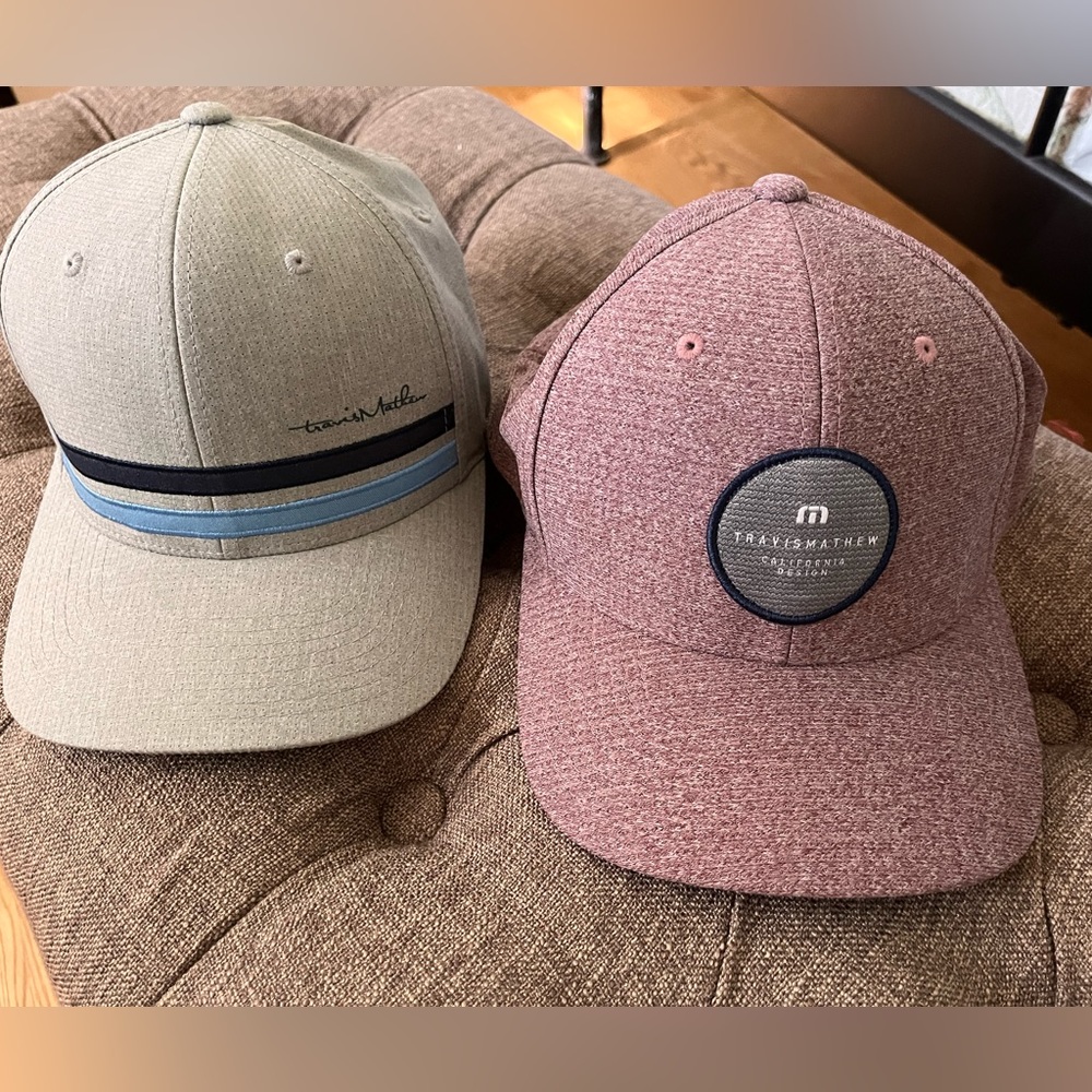 Set of 2 Travis Mathew hats.